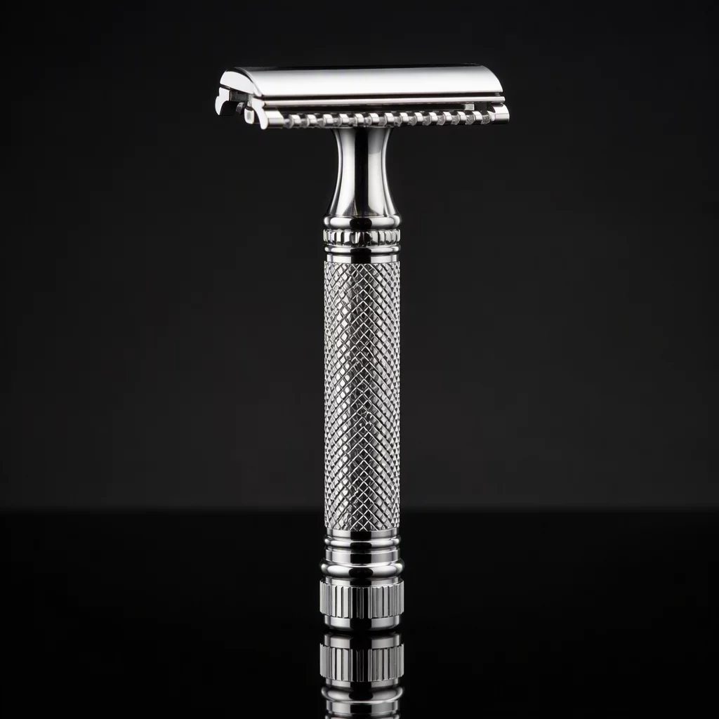 Silver Steel Classic Double Edge Razor